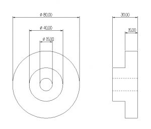 部品加工の図面の書き方 サイコロの展開図と同じやで