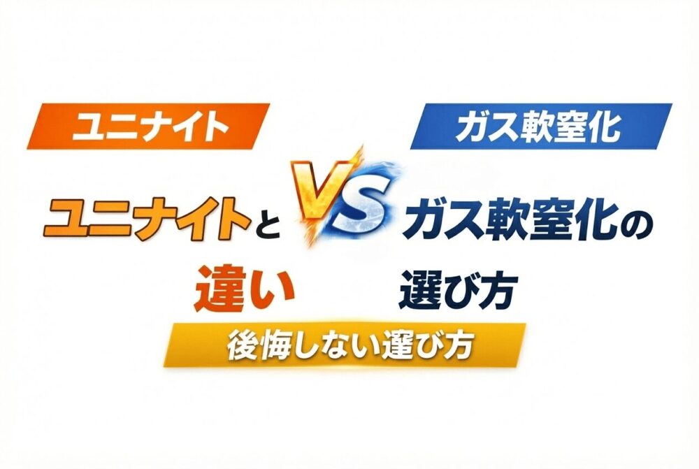 ユニナイトとガス軟窒化の違い｜後悔しない選び方
