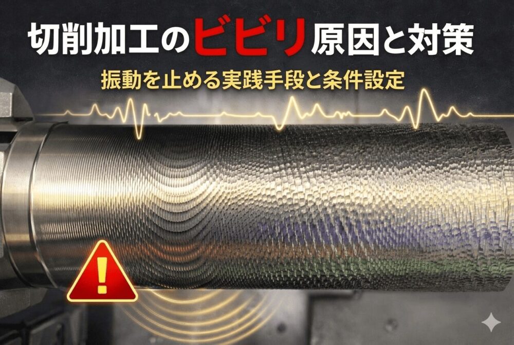 切削加工のビビリ原因と対策｜振動を止める実践手順と条件設定