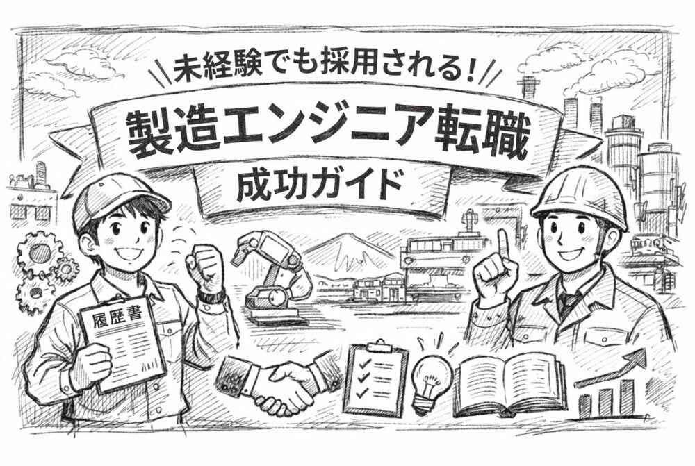 未経験でも採用される！製造エンジニア転職 成功ガイド