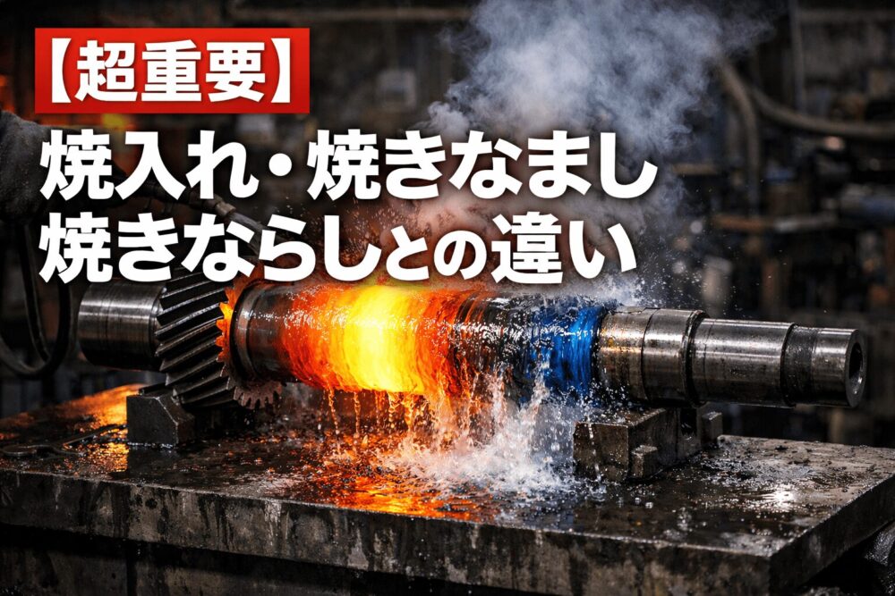 【超重要】焼入れ・焼きなまし・焼きならしとの違い