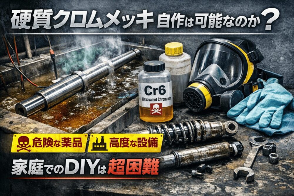 硬質クロムメッキ 自作は可能なのか