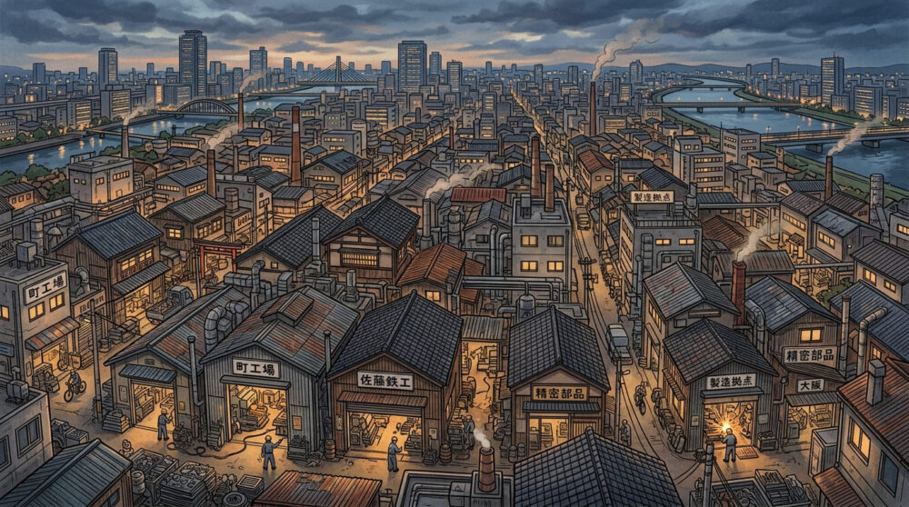 大阪に町工場が多い本当の理由｜歴史・地理・水平分業システムが作った製造業の聖地